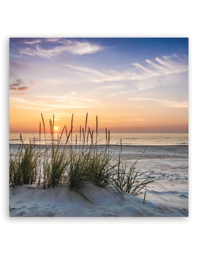 Modern Canvas painting for living room - Sunset on the beach | FEEBY