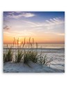 Modern Canvas painting for living room - Sunset on the beach | FEEBY