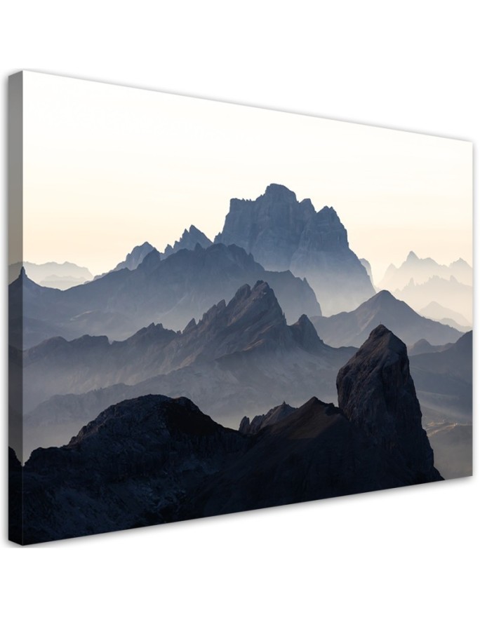 Rocky landscape - Canvas painting for living room | FEEBY