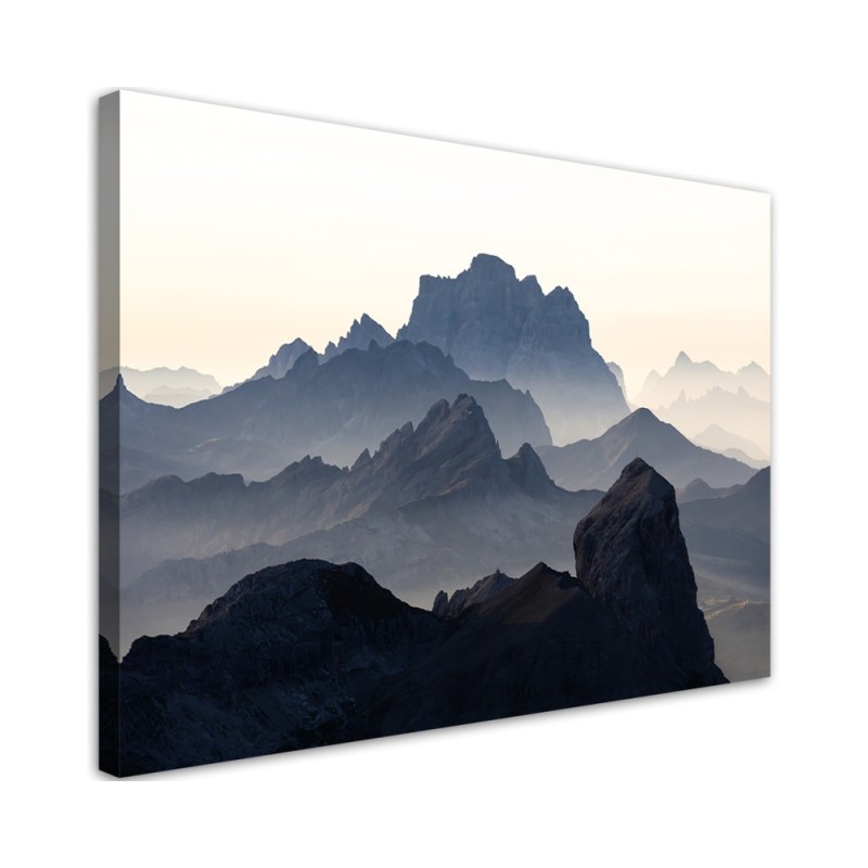 Rocky landscape - Canvas painting for living room | FEEBY