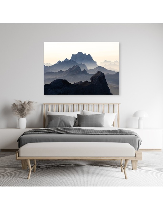 Rocky landscape - Canvas painting for living room | FEEBY