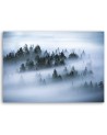 Forest in the fog - Canvas print modern | FEEBY