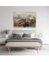 Autumn forest in the mist - Canvas print | FEEBY