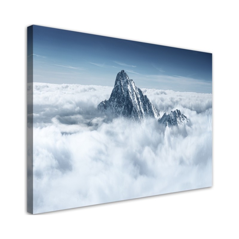 Canvas prints for living room - Mountains clouds nature | FEEBY