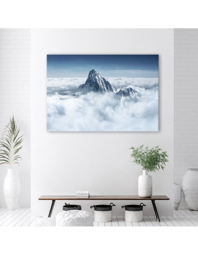 Canvas prints for living room - Mountains clouds nature | FEEBY