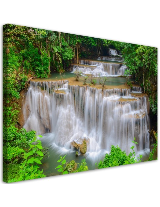 Canvas prints for bedroom modern - Landscape waterfall nature | FEEBY