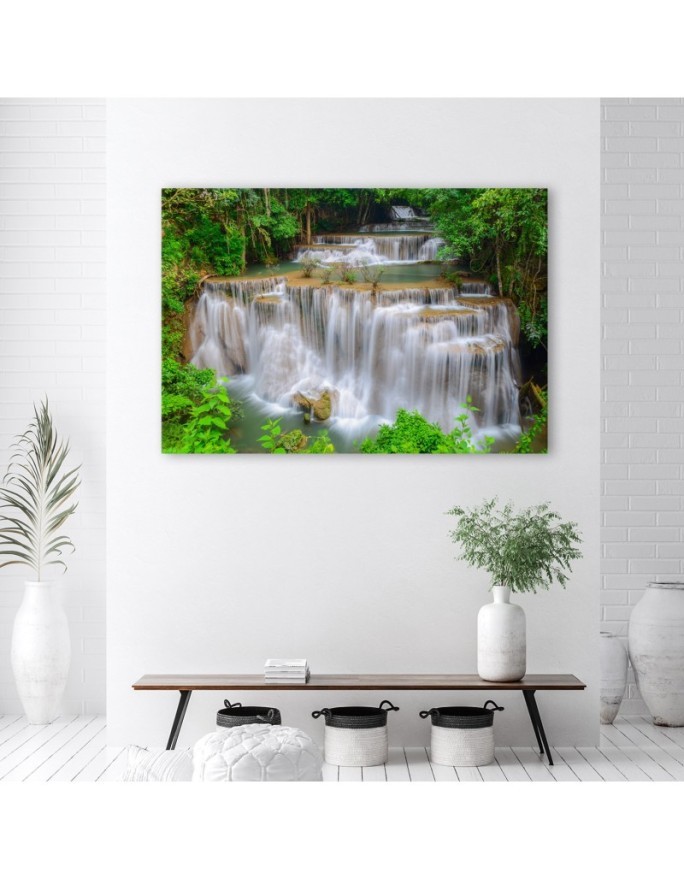 Canvas prints for bedroom modern - Landscape waterfall nature | FEEBY