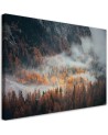 Modern Canvas painting for bedroom - Forest in the fog | FEEBY