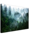 Modern Canvas painting for living room - Forest in the fog | FEEBY