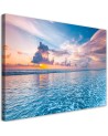 Canvas prints for living room - Sunset at the sea | FEEBY