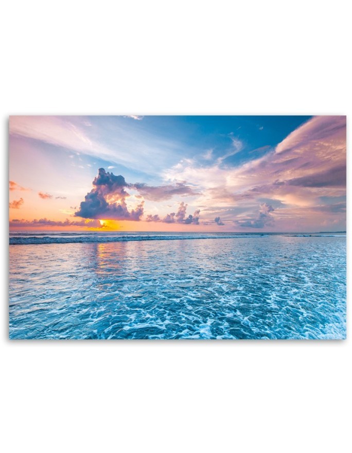 Canvas prints for living room - Sunset at the sea | FEEBY