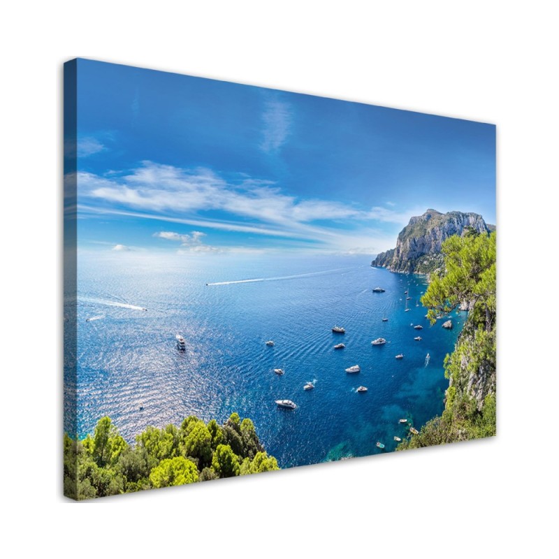 Panoramic island landscape - Modern painting for bedroom | FEEBY