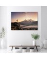 Mountains Stars Sky - Canvas print | FEEBY