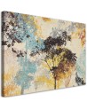 Painting on  canvas for living room - Coloured trees abstract | FEEBY