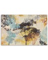 Painting on  canvas for living room - Coloured trees abstract | FEEBY