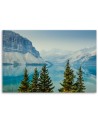 Modern Canvas painting for bedroom - Mountains Lake Nature | FEEBY