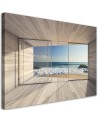 Canvas prints for bedroom modern - Sea view from window | FEEBY
