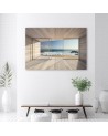 Canvas prints for bedroom modern - Sea view from window | FEEBY