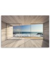 Canvas prints for bedroom modern - Sea view from window | FEEBY