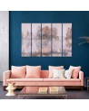 Multipart Canvas painting - Lake view landscape nature | FEEBY
