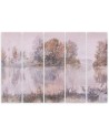 Multipart Canvas painting - Lake view landscape nature | FEEBY