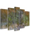 Tree on a meadow watercolour landscape - Painting for living room | FEEBY