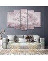 Flowering tree in the meadow old - Modern painting for bedroom | FEEBY