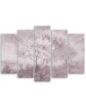 Flowering tree in the meadow old - Modern painting for bedroom | FEEBY
