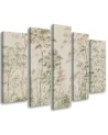 Trees landscape nature beige - Painting for bedroom modern | FEEBY