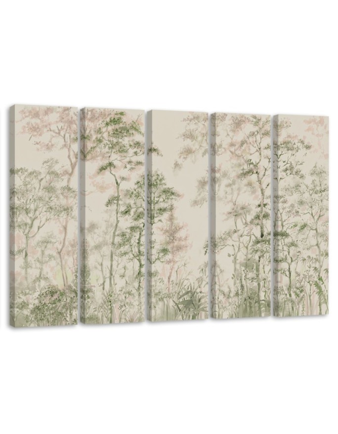Landscape with trees - Canvas print modern | FEEBY