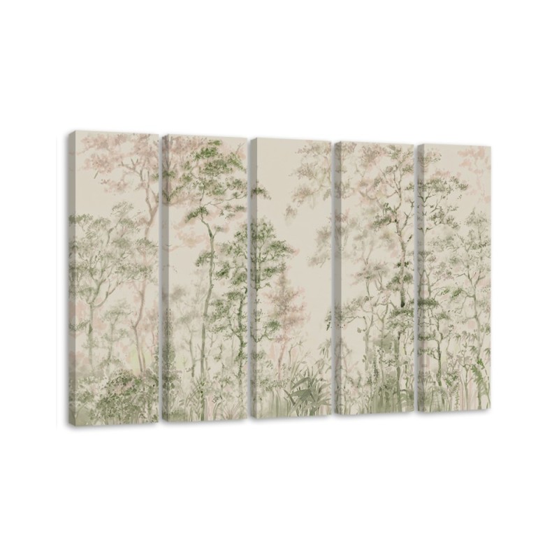 Landscape with trees - Canvas print modern | FEEBY