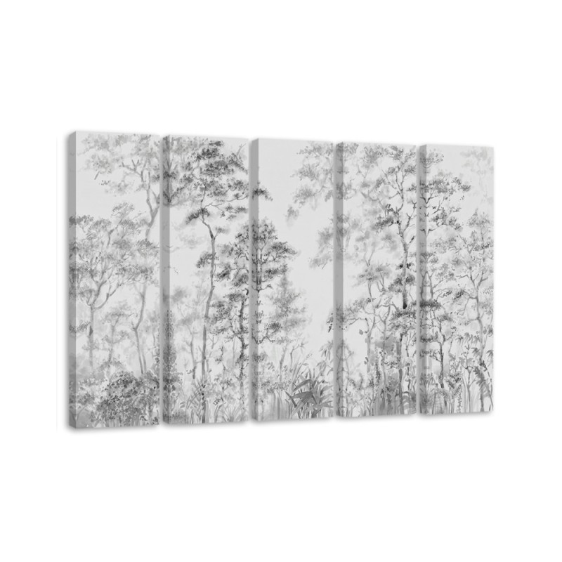 Tall thin trees - Canvas print | FEEBY