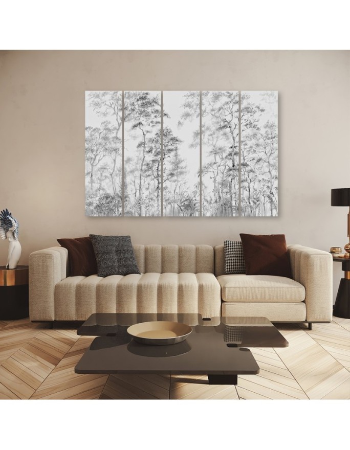 Tall thin trees - Canvas print | FEEBY