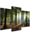 Canvas painting - Sunshine in the forest | FEEBY