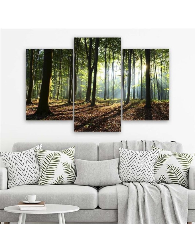 Canvas painting - Sunshine in the forest | FEEBY