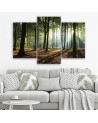 Canvas painting - Sunshine in the forest | FEEBY