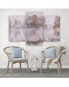 Modern canvas print - Lake view watercolour | FEEBY