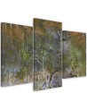 Multipart canvas print - Trees in a meadow landscape | FEEBY