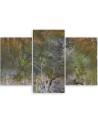 Multipart canvas print - Trees in a meadow landscape | FEEBY