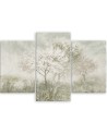 Canvas print - Landscape of a tree in a meadow in beige | FEEBY