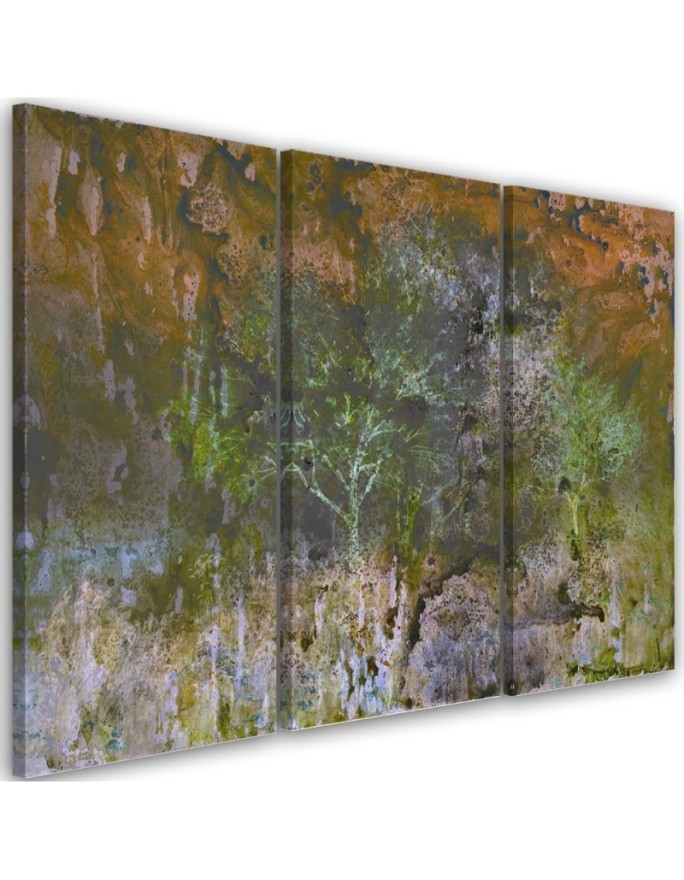 Canvas painting - Tree in a meadow watercolour | FEEBY