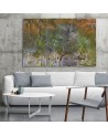 Canvas painting - Tree in a meadow watercolour | FEEBY