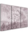 5-piece painting - Flowering tree in a meadow vintage | FEEBY