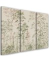 Canvas print - Forest of trees nature beige | FEEBY