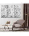 Canvas print - Tall trees in the forest | FEEBY
