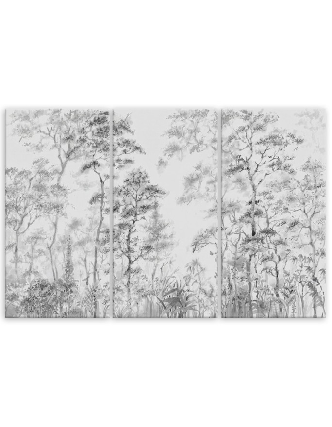 Canvas print - Tall trees in the forest | FEEBY