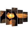 Palm heart symbol - Bedroom painting modern | FEEBY
