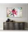 Canvas print for living room - Pink lily | FEEBY
