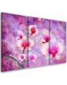 Canvas print for bedroom modern - Orchid Flowers Abstract | FEEBY