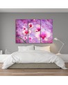 Canvas print for bedroom modern - Orchid Flowers Abstract | FEEBY